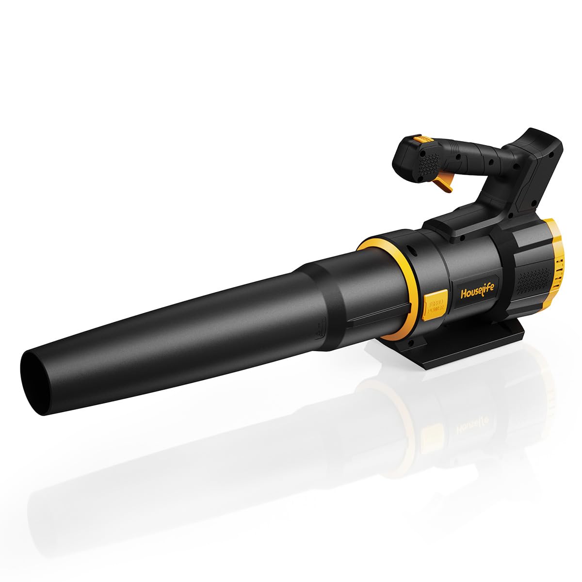 Soffiatore senza fili da 650 CFM resistente compatibile con batteria DeWALT da 20 V MAX, 200 MPH con velocità variabile continua e modalità turbo, soffiatore a batteria per cura del giardino e detriti