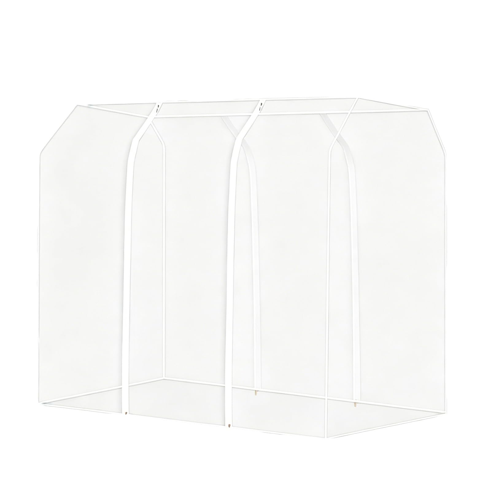 Fundas Ropa, Fundas Ropa para Colgar en Armario de PEVA, Ideal para Guardar en el Armario Chaquetas y Cortavientos(Clear,160 * 130 * 95cm/63 * 51 * 37in)