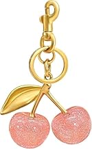 Cherry Bag Charm, Bag Charms, Charm Catching Cherry Keychain Accessory, Cherry Pendant Keyring for Purse, Handbags, Keys, Cherry Bag Accessory for Christamas Birthday Gifts