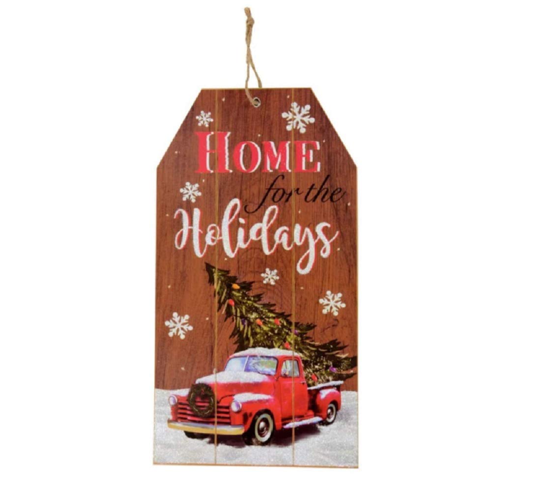 Merry Christmas Decor Wooden Sign Board 14