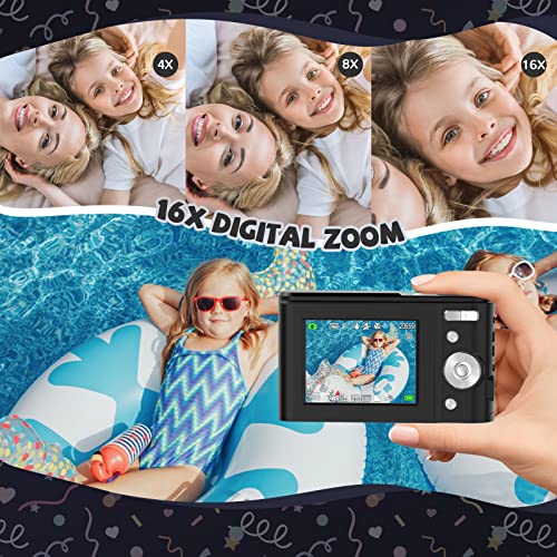 image for Digital Camera, Bofypoo Autofocus Digital Camera 48MP with 32Gb Card F