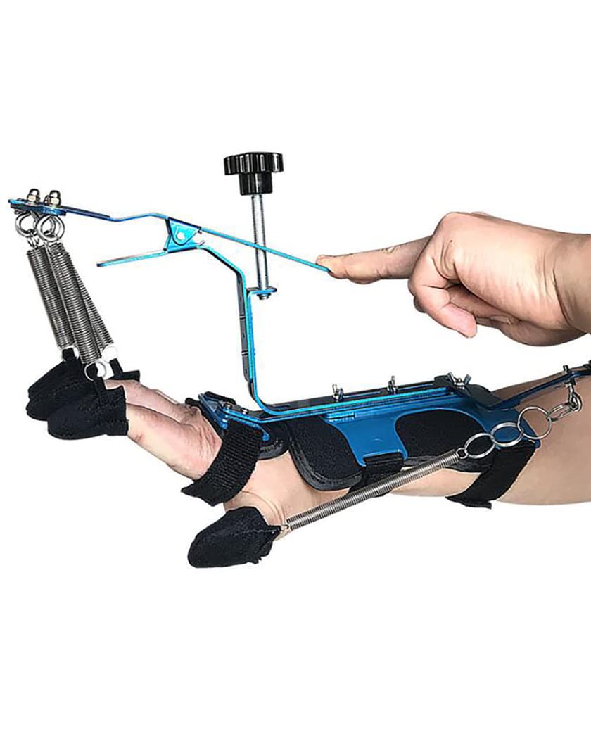 Férula de Mano Ajustable, Soporte para Dedo, muñeca, ortesis, aleación de Aluminio, Dispositivo de Entrenamiento de rehabilitación de Dedos para hemiplejia por accidente cerebrovascular