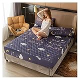 Wasserdichter Matratzenschoner in voller Größe, voluminöser und sehr weicher Stoff, staubdichter Matratzenbezug, kein Kissenbezug Für Schlafzimmer und Hotels(1,200x200cm)