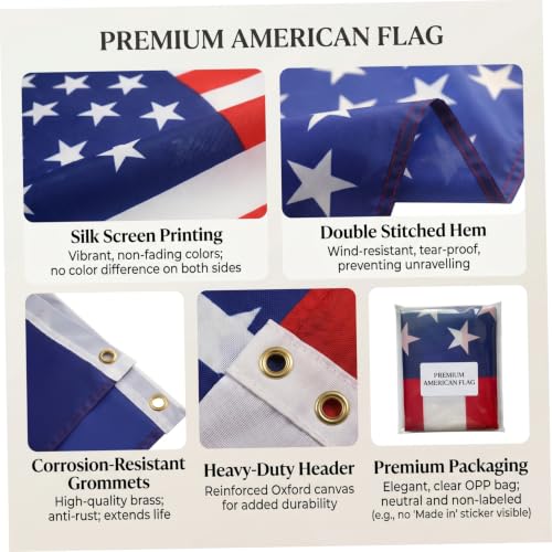Drapeaux de pays double face 5.5x8 pouces sur bâtonnets rigides