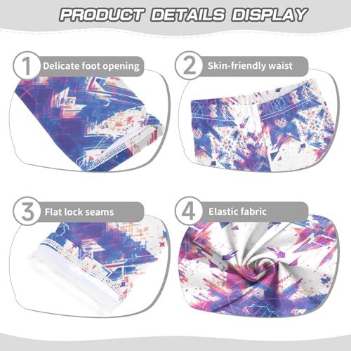 KLL Winter Christmas Mandala Little Girls Legging Stretchy Full Length Lounge Pants Running3