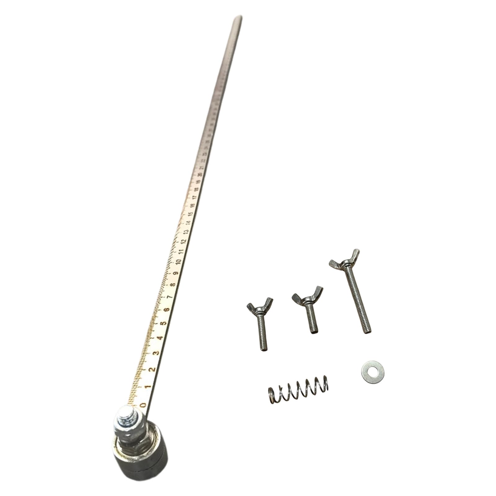 YHAILI 3mm Thick Rustless Round Guide Measure Providing Better Bending Resistance for Strong Woodworking Applications