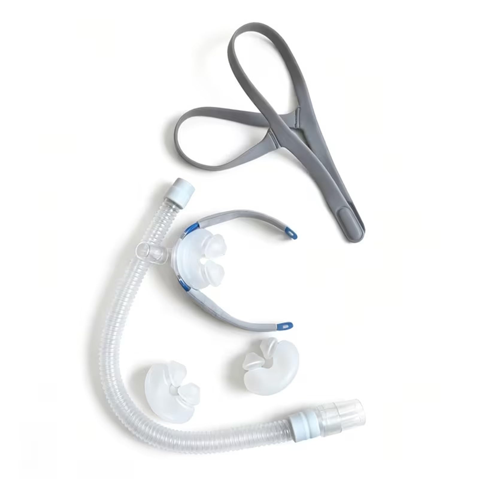 Completo maschere nasali per cuscino Sistemi maschere nasali morbide e flessibili Include copricapo e cinghie per sistemi adattamento sicuri
