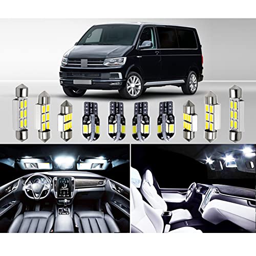 Kit de luz Interior de Coche Canbus de 20 Piezas, Bombilla Led, para Transporter T5, para Multivan MK5 T5, lámpara de Mapa de Domo, Accesorios de Coche