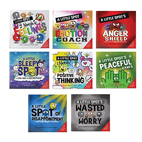 A Little SPOT Emotional Regulation Box Set (Books 49-56: Peaceful Hands, Anger Shield, Needs Feelings, Sleep, Disappointment, Wasted Worry, Positive Thinking, and Emotion Coach) - Image 3