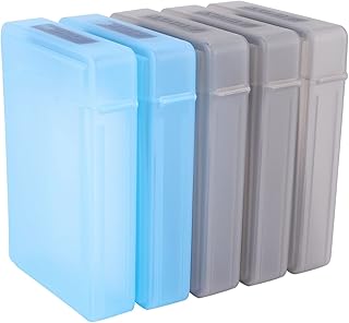 yasoe 5 PCS 3.5″ Portable IDE HDD Boitier Externe Drive Etui Case Disque Dur Protection Plastique Couleurs aleatoires