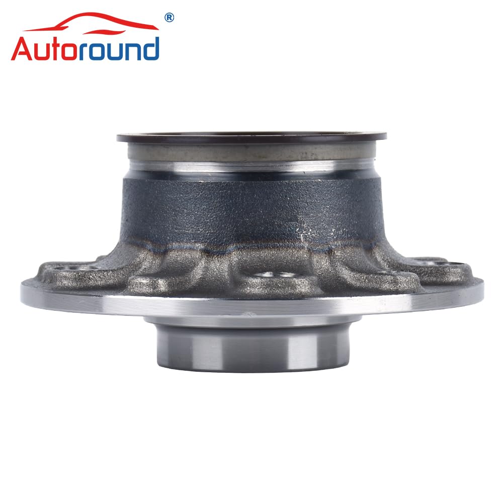 Autoround 512336 Rear Wheel Bearing and Hub Assembly for Audi A3 2006-2020, Volkswagen Jetta 2012-2021/ Beetle 2012-2014/ Golf 2006-2007 2010-2021/ GTI 06-21/ Rabbit 06-09, Non-ABS Pair