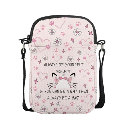 CMNIM Cat Merchandise Gifts Cats Mini Crossbody Bag Ca ts Lady Gift for Fans Shoulder Bag
