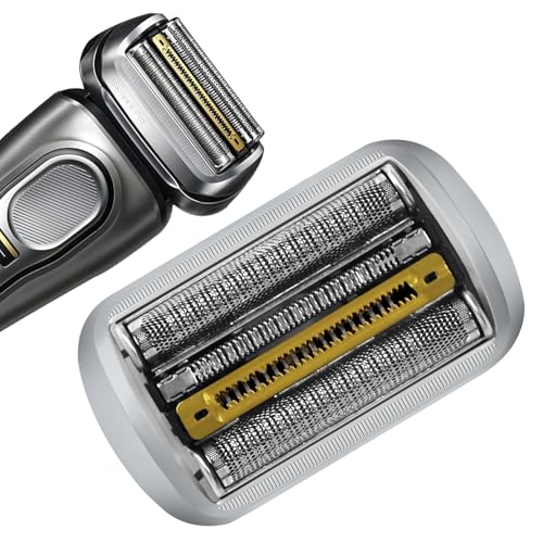 #VerdientProvisionen<br>Series 9 Pro Elektrorasierer Scherkopf 94M Ersatzscherteil für Herren Rasierer Serie 9 Kompatibel mit Scherkopf Serie 9 Pro 9477cc 9330s 9465cc 9460cc 9419s 9390cc 9385cc Matt Silber