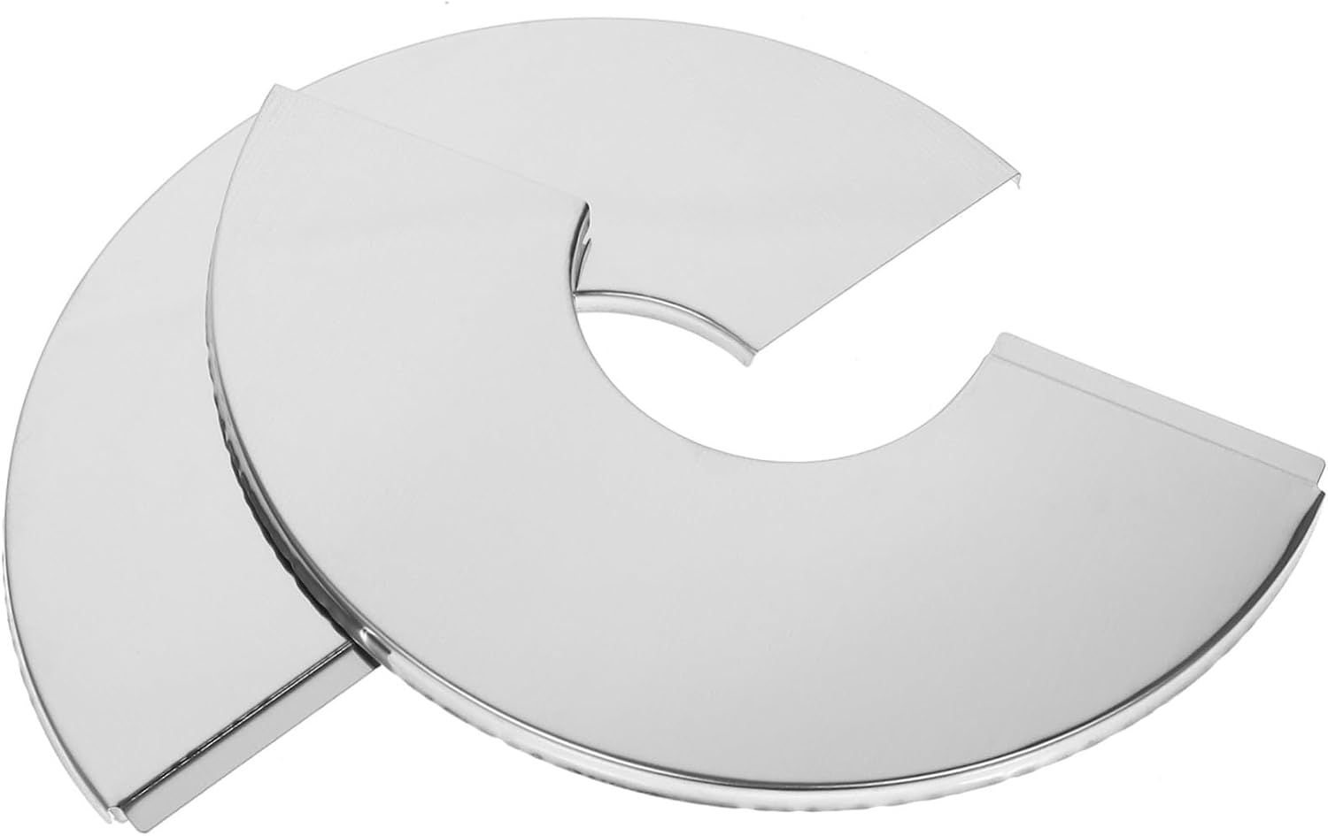 OUNONA 3pcs Wall Split Flange Pipe Cover Toilet Flange Plumbing Cover Plates Split Ring