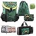 Produktbild Familando Lego Ninjago Schulranzen-Set 5tlg. Easy mit Federmappe gefüllt, Turnbeutel, Regenschutz und großer Sporttasche Lloyd Spinjitzu