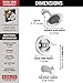Delta Windemere 14 Series Bathtub and Shower Faucet Set, Chrome Shower Head and Handle Set, Valve Trim Kit, Chrome BT14496 (Valve Not Included)
