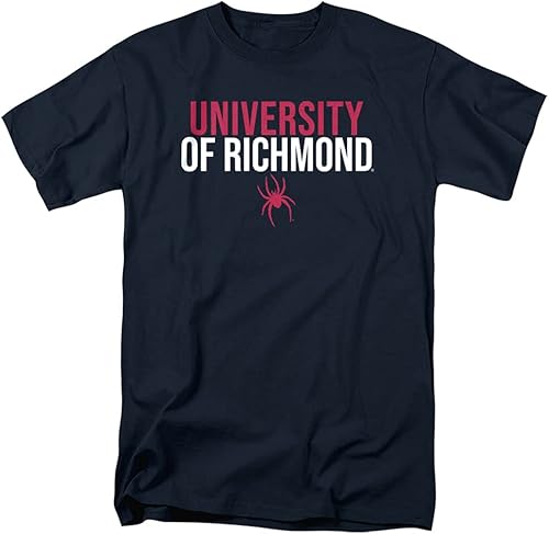 Miniatura 10 de University of Richmond Colección oficial de camisetas unisex para adultos Basketball Hoop,Alumni,Texto de bloque,Logotipo de círculo,Est.
