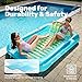 SLOOSH Inflatable Tanning Pool Lounger Float, 85