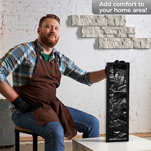 Betonex 5 Pcs Abs 2Mm Plastic Molds For Concrete Plaster Wall Stone Cement Tiles Concrete Mould - Wall Cement Flagstone Mold Limestone Plaster Molds For Walls - Brick Stone Veneer Mold #TOP4