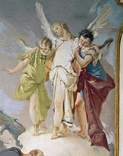 Peinture Abraham et les anges Battista rompez la monotonie de votre salon 60x90
