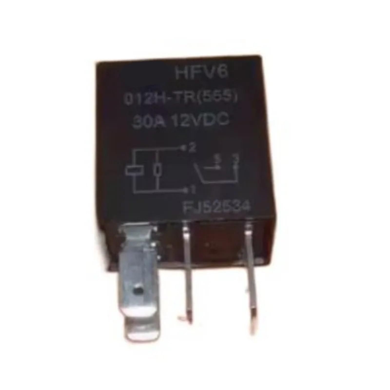 Relais HFV6 012H-TR 12V 30A mini relais automobile 5 broches pour circuit imprimé