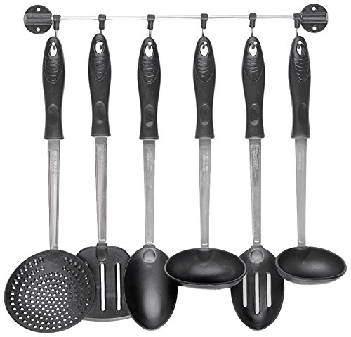 Crystal Nylon Cooking & Serving Spoon Set, 7-Pieces, Multicolour For Rs. 399 @ 37 % Crystal Nylon Cooking & Serving Spoon Set, 7-Pieces, Multicolour For Rs. 399 @ 37 %