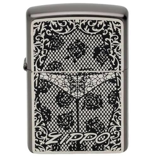 Encendedor Zippo Oil Flint Metal Vintage Plateado