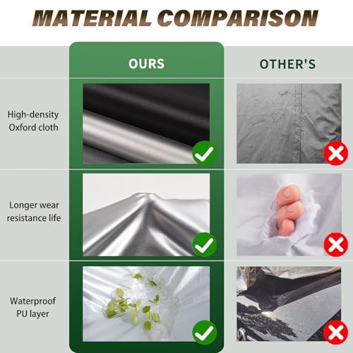 Image of Car Cover Waterproof All Weather Tear-Resistant, Durable and Sun-Protective, Suitable for NissanSentra, Honda Civic, Kia K3 /K4, Toyota Corolla, Hyundai Elantra, Fit Sedan Length (178-186 inch)