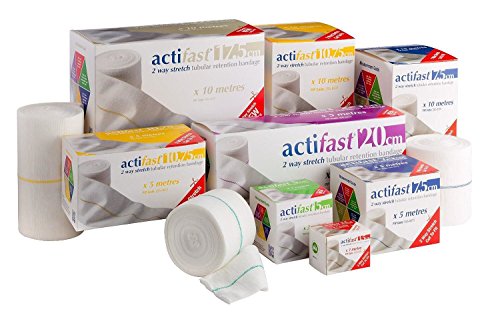 Activa Actifast 2 Way Stretch Tubular Retention Bandage (10.75cm x 10m, Yellow)