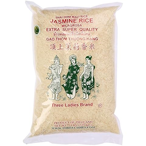 Three Ladies Jasmine Rice Long Grain 5 lbs (011109) Cover