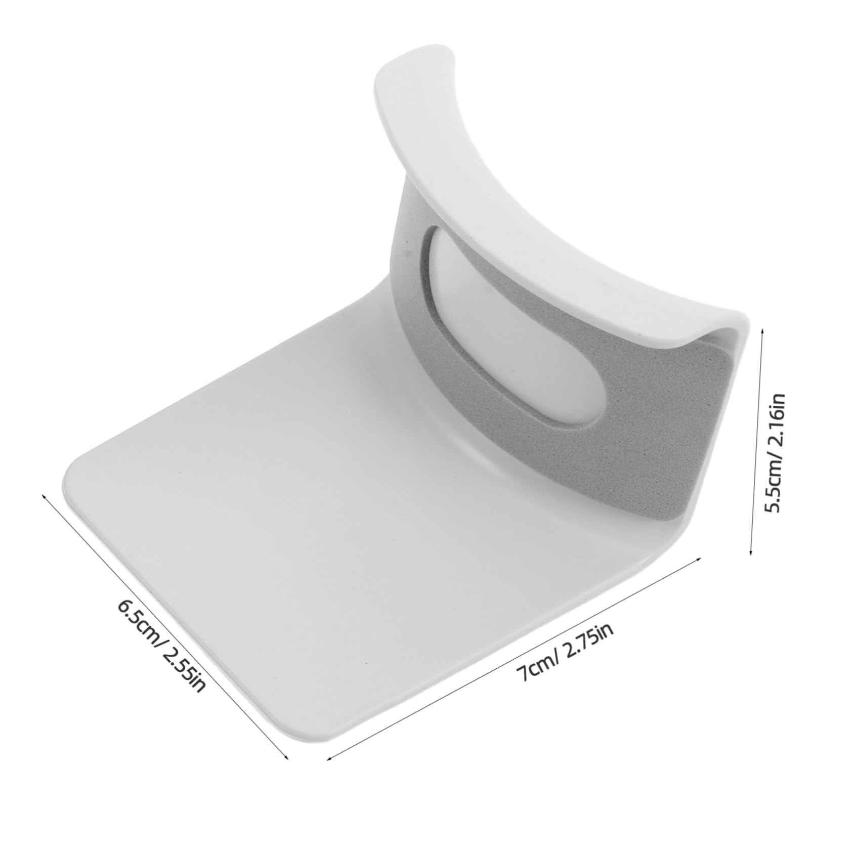 KOMBIUDA 2pcs No Drill Wall Hooks Racks for Coats Towel Kitchen Utensils Wall Mounted Hook Rack with Curved Design Easy Installation Decorative Home Accessory