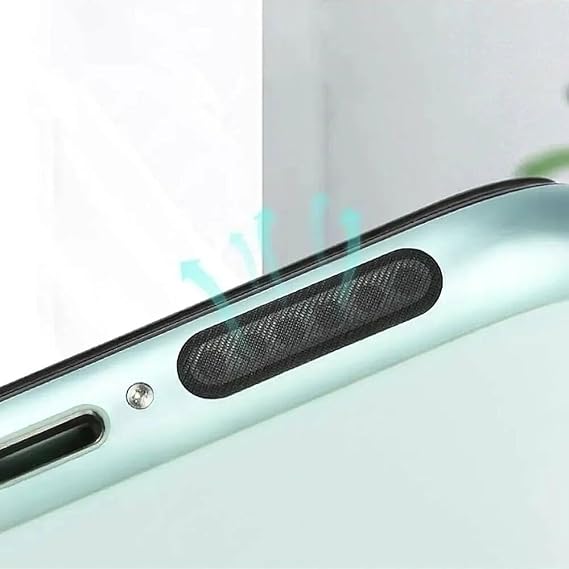 Telefon Ahize ve Hoparlör Toz Önleyici Sticker Filitre 20li Set Siyah