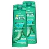 Pelo ligeros a largo Garnier Fructis Champú para cabello normal rápidos ad ingrassarsi pure-no Stop Coconut Water, sin parabeni 250 ml – 3 paquetes de 2 Unidad