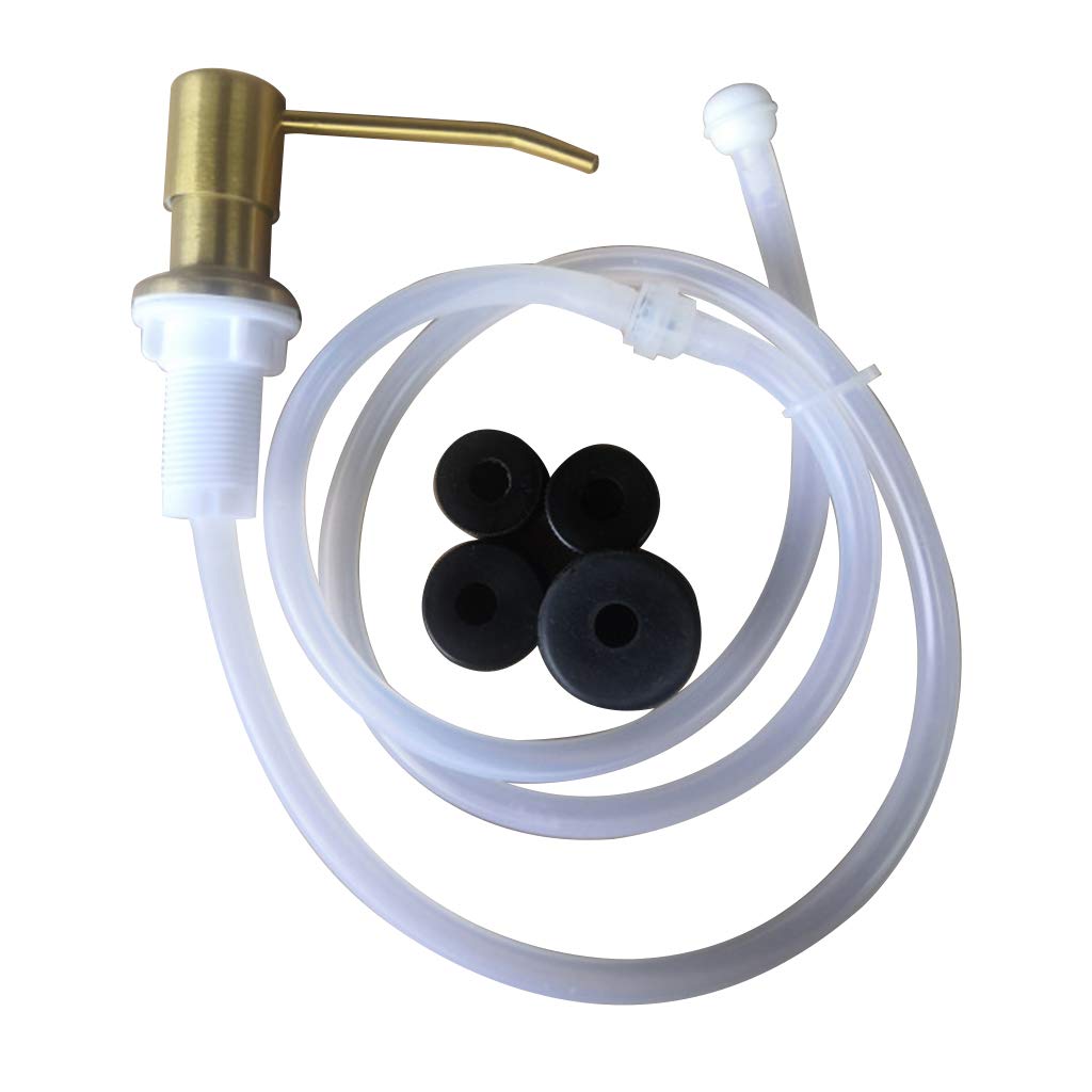 Sink Soap Dispenser and Extension Tube Kit Built in with Silicone Extension Tube to Bottle Hand Liquid for Bathroom Bathroom Countertop Dispensers Bottles for Hand