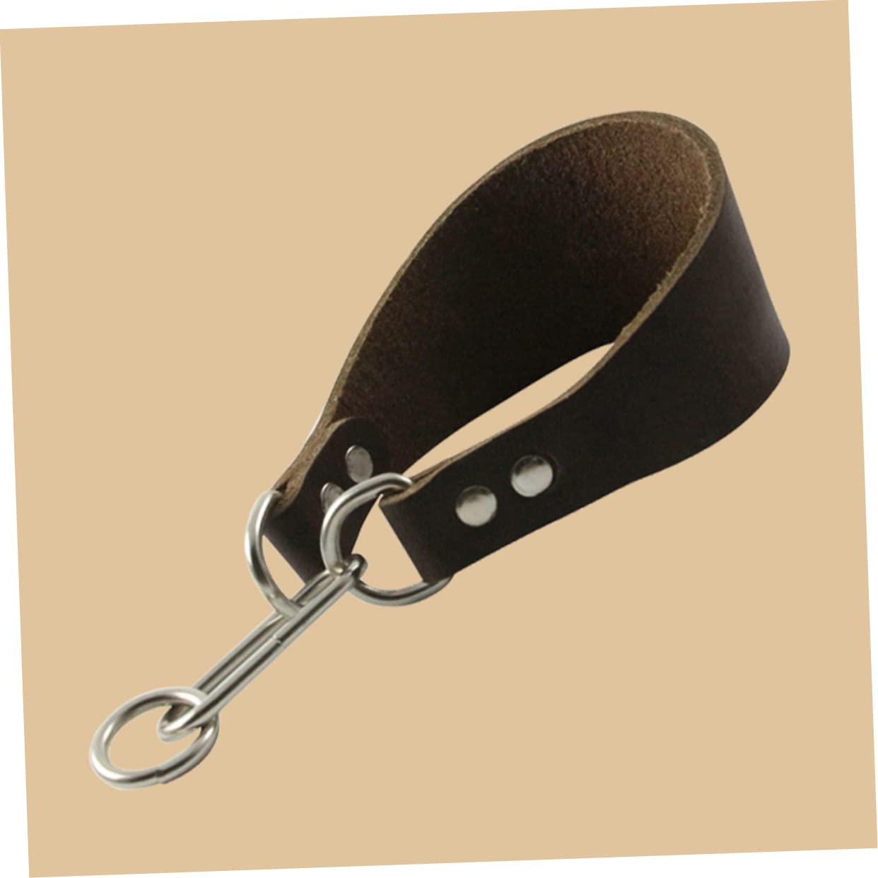 BESPORTBLE 3pezzi Collare Di Manzo Per Cani Con Fibbia Accessorio Resistente e Elegante Per Cani Con Collo Sottile Caffè