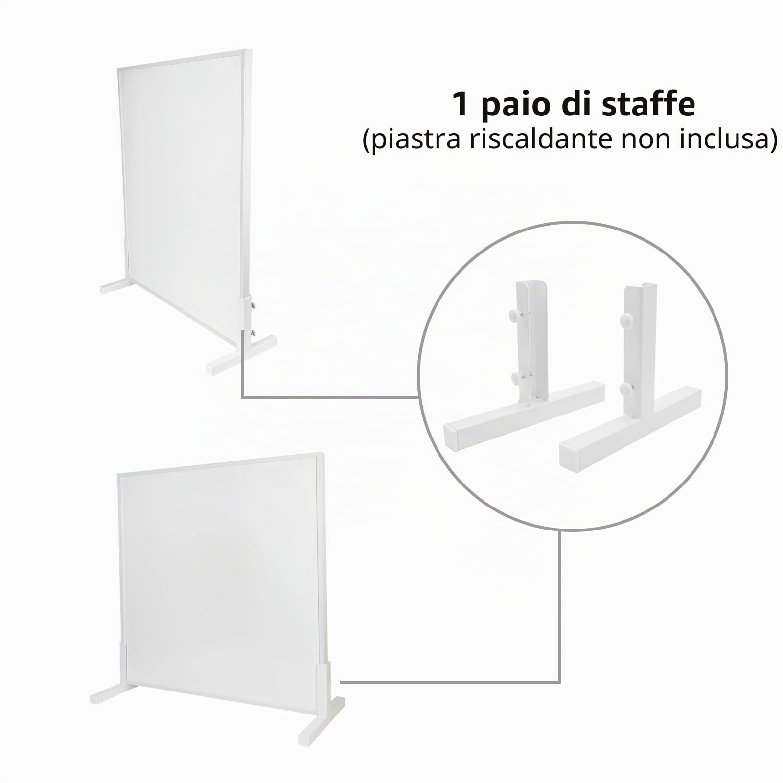 Pannello Radiante Infrarossi Staffa,L