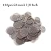 VideoPUP 100 Pieces 60 mesh 3/8 Inch Stainless Steel Screens Pipe Screen Filters, Premium Type 304 Pipe Screen Filters,Silver