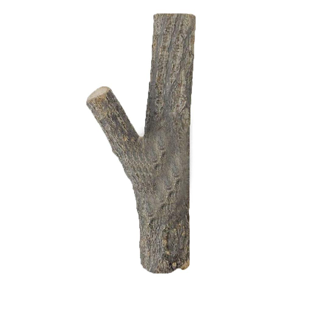 DXTFDHB Wooden Coat Hook, Coat Rack Wood, Wall Hooks, Key Holder Hanging Bags and Towels, Decorative Wall Mounted(Brown)