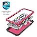 ImpactStrong iPhone 7/8 Case, Ultra Protective Case with Built-in Clear Screen Protector Full Body Cover for iPhone 7 2016 /iPhone 8 2017 (Pink)