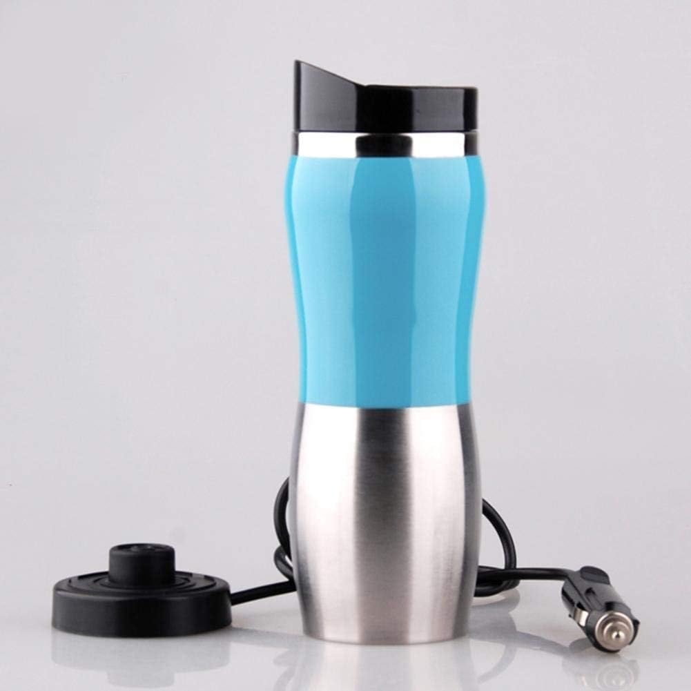 XUANKU Travel Car Electric Cup Charging Heating Vacuum Cup, Stainless Steel Bottle
