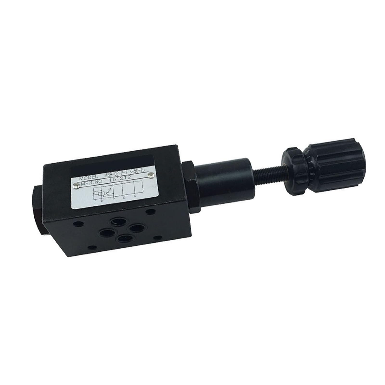 Soupape de décharge MBR-02-P2-K-51 haute précision industrielle