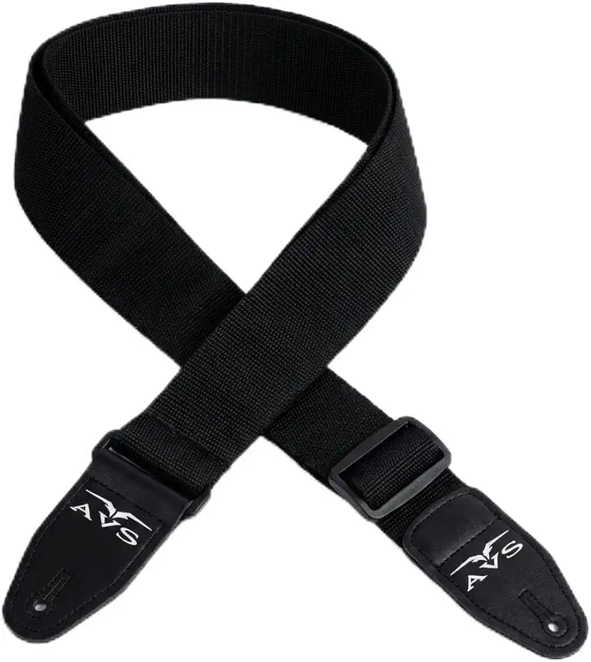 Correia Para Violão Guitarra E Baixo Ajustável AVS Conforto Superior Alta Resistência Design Premium Para Uso Profissional E Estudo