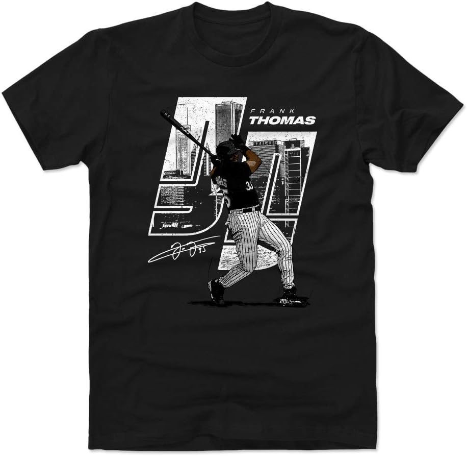 500 LEVEL Frank Thomas Shirt - Vintage Chicago Baseball Men's Apparel - Frank Thomas Offset