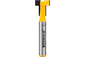 YONICO T Track T Slot Router Bit 1/4-Inch Hex Bolt 1/4-Inch Shank 14194q