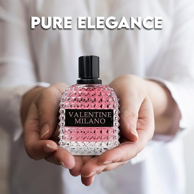 Miniatura 7 de Set de regalo de perfume Valentine Milano y Sarah Candy para mujeres EDP  (3.4oz x2) Set de perfume de fragancia almizclada de vainilla y cítricos