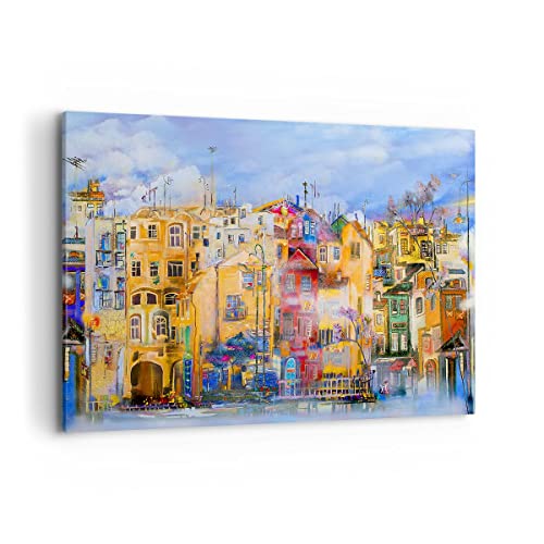 Un quadro stampa su tela sulla parete crea un'atmosfera fantastica. Dimensioni totali: 120cm x 80cm. Numero di elementi: 1. L'universalità di utilizzo dei quadri da parete permette di utilizzarli in ogni ambiente arredato in stile scandinavo, glamour, boho, minimalista e persino industriale.