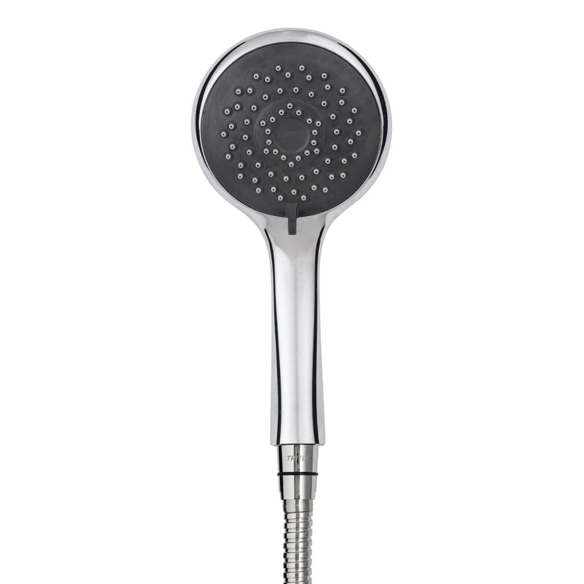 Triton 8000 Series Universal Large Five Spray Shower Head Chrome Anti Scale from B&Q