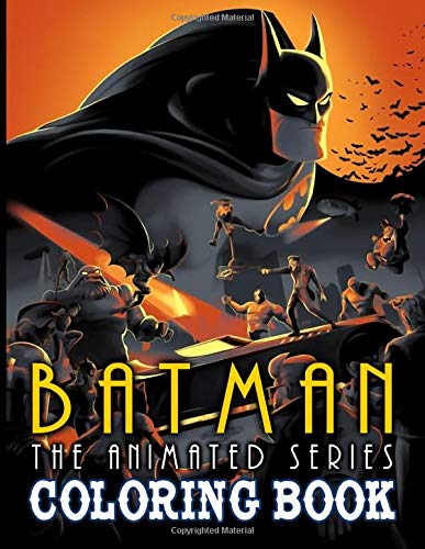 Batman Animated Series Coloring Book: Premium Batman Animated Series ...