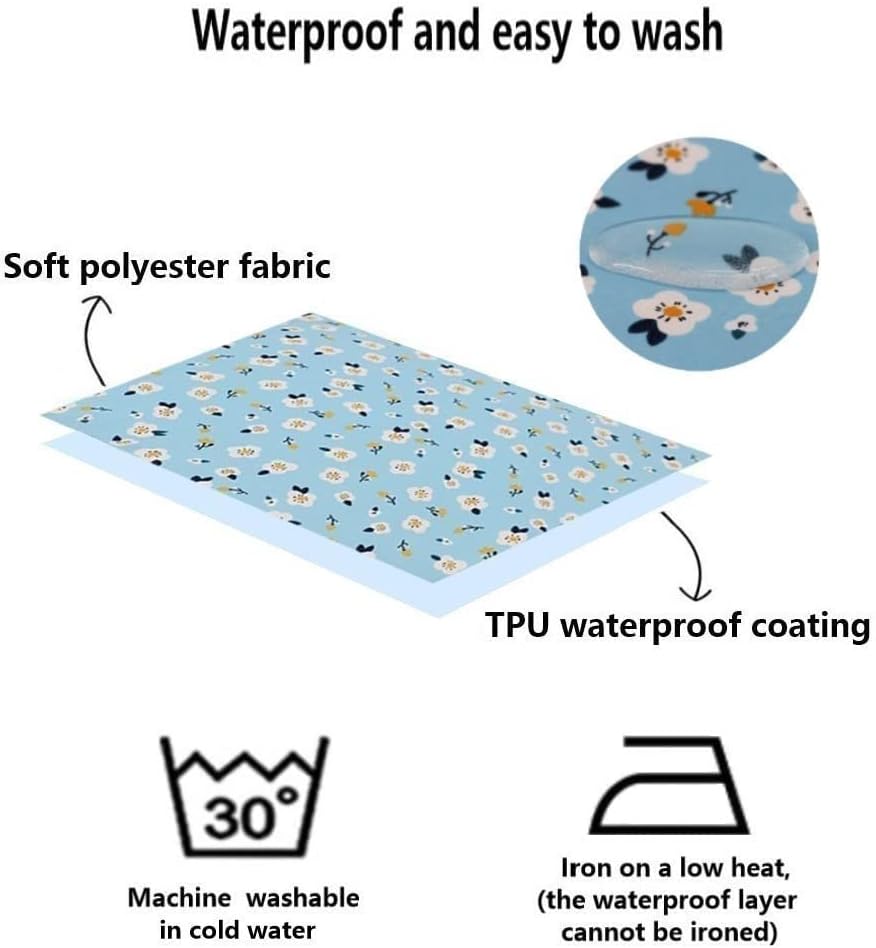 review Washable Dog Bed Fitted Sheet Cover Waterproof Elastic Plastic Liner Pillow Mattress Protector 20 x 15 inch