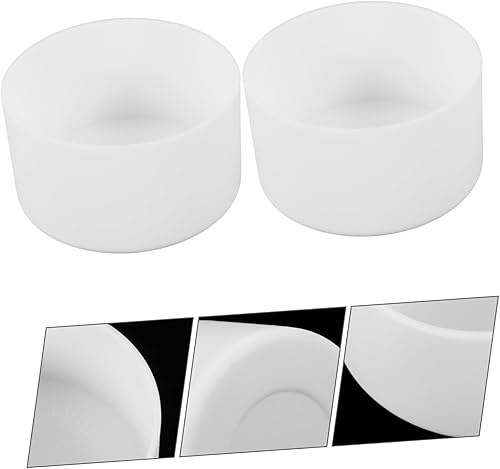 Miniatura 6 de Mikinona 2 unids silicona botella de agua cubierta de silicona botella de agua botella de agua protector inferior frasco mangas inferiores frasco